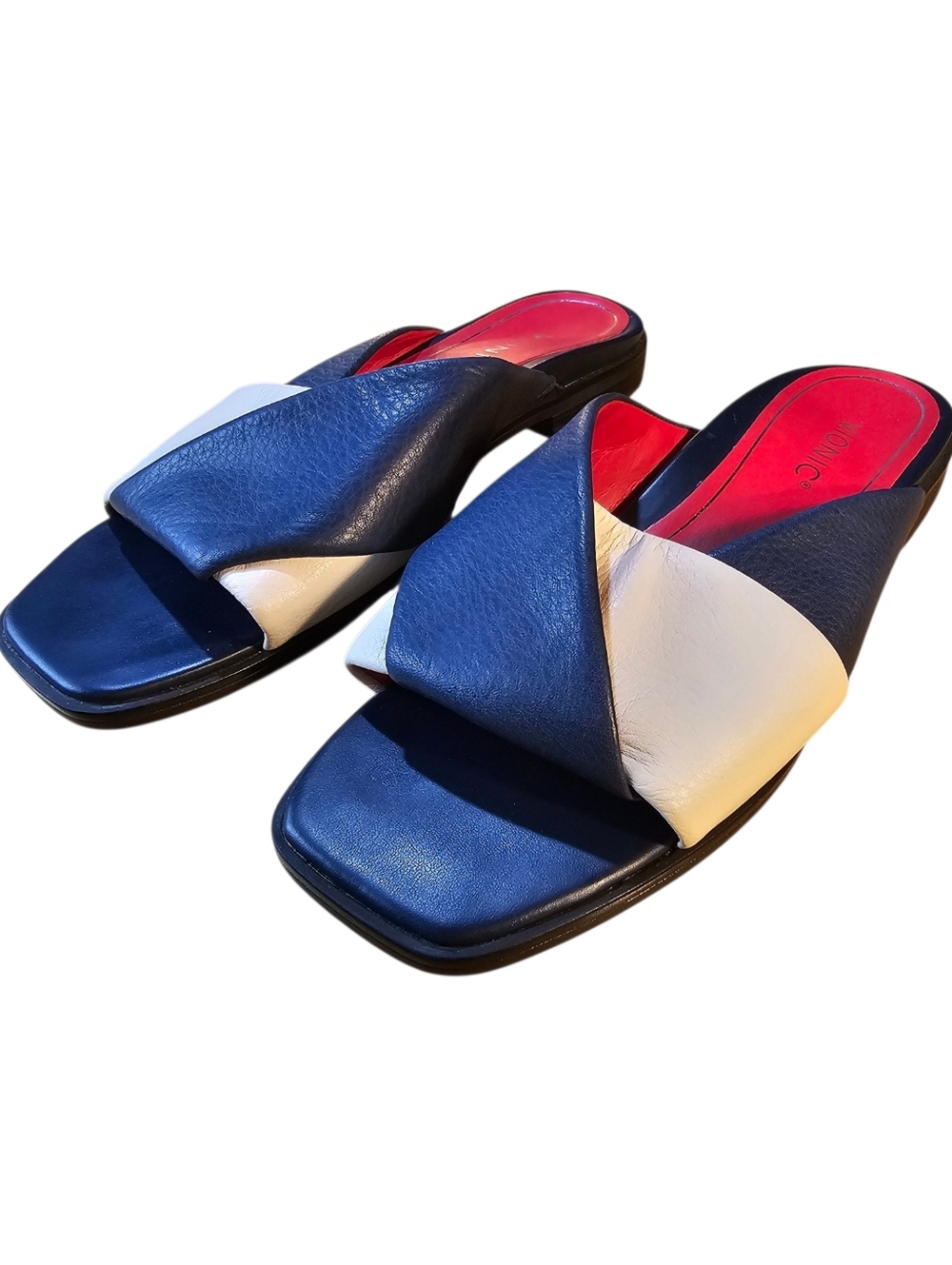 🇺🇸 Vionic Miramar Slide Sandals | Orthotic Comfort | Red White Blue | 8.5 - Picture 8 of 9